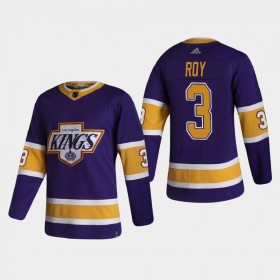 Los Angeles Kings Trikot Matt Roy 3 2020-21 Reverse Retro Authentic - Herren